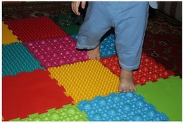 Массажный коврик пазл для детей